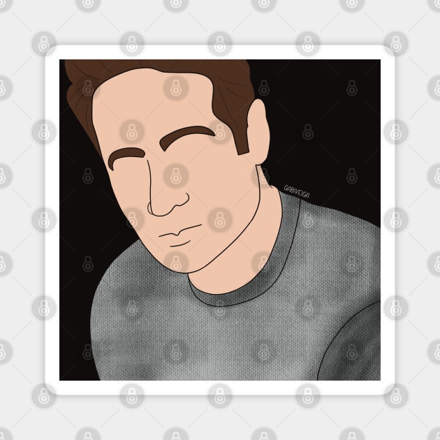 David Duchovny Magnet by Gabi Veiga