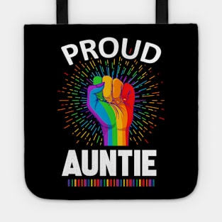 Proud Auntie Gay Lgbt Tote