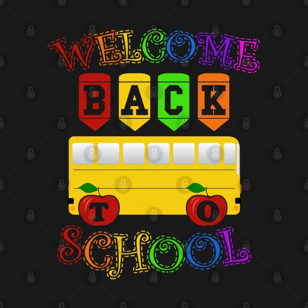 Welcome Back to school - 1st first day of school Gift apparel by mahmuq