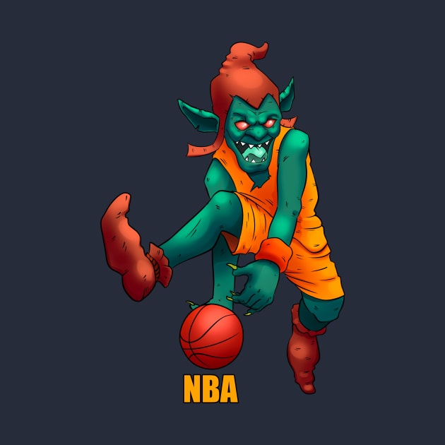 GOBLIN BASKETBALL PLAYER by vanpaul54