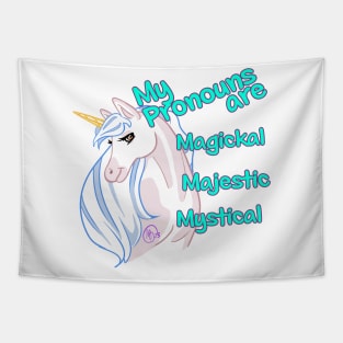 My pronouns are...Unicorn Tapestry