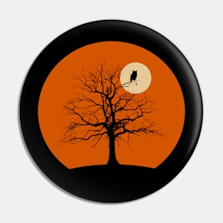 Night Owl orange Pin