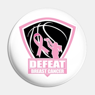 Defeat Breast Cancer Pin