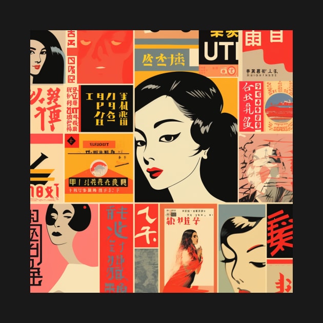 Montage of japanese cultural references to japan by SHAKIR GAUTAMA 