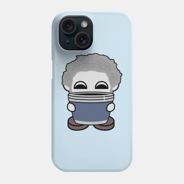 Grandpa Yo O'BOT Sips Tea Party Series (Travel Mug) Phone Case by Village Values