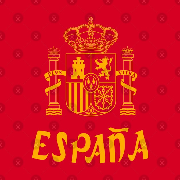 Spain football fans tshirt by Barotel34