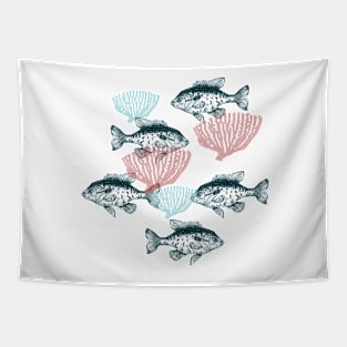 Seabed seamless pattern Tapestry