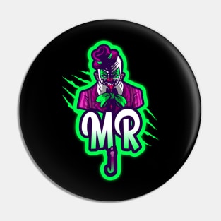 Mr J Evil Clown Pin