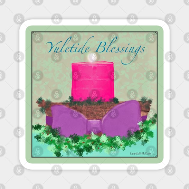 Yuletide Blessings Magnet by sjwallin