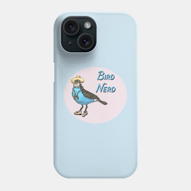 Bird Nerd - Bird Lover Design Phone Case by lordy