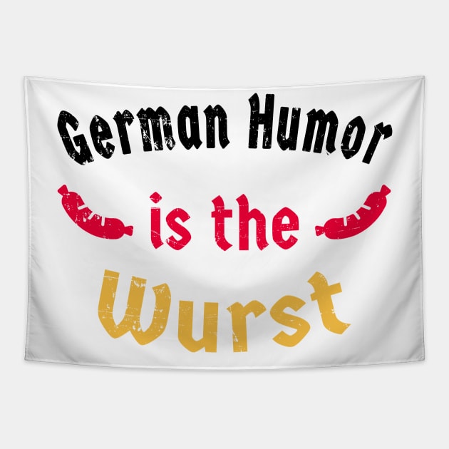 German Humor Is The Wurst Tapestry by shirtonaut