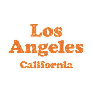 Los Angeles, California - CA, Retro Typography T-Shirt