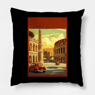 Vintage Travel Poster of the Italy Pillow