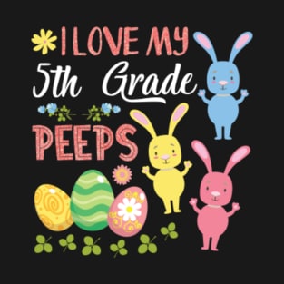 H31Tee Happy Easter 5th Grade Teacher Student T-Shirt