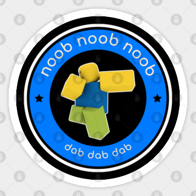 Roblox Dabbing Dancing Dab Noob Gamer Gift Roblox Sticker Teepublic - buy dab roblox