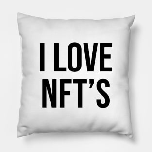 I love NFT's Pillow