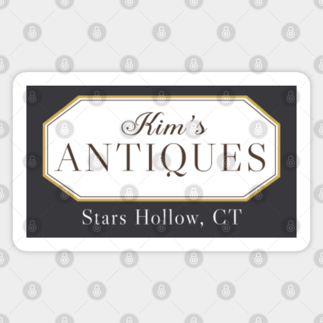 Kim S Antiques Stars Hollow Ct Gilmore Girls Sticker Teepublic Uk
