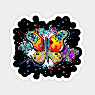 Colourful Butterfly Pretty Magnet