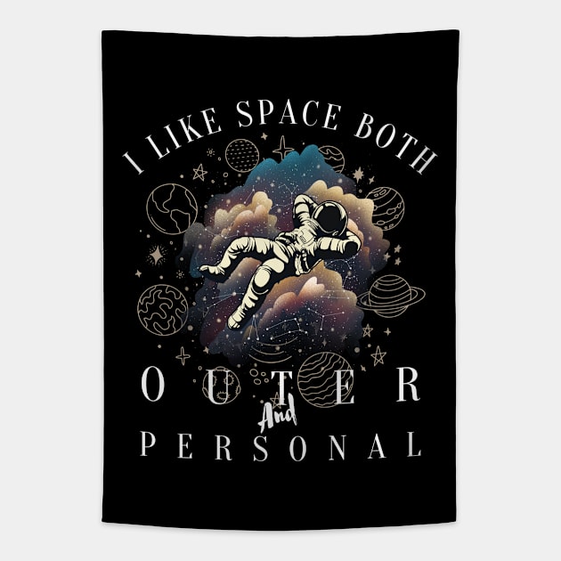 i like space both outer and personal Tapestry by Ballari