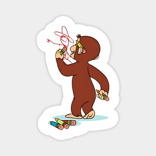 Curious George Drawing Magnet