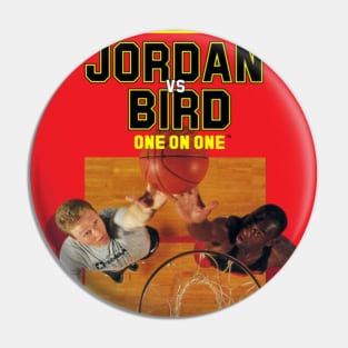 Jordan Vs Bird NES Pin