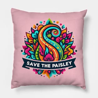 Save The Paisley Pillow