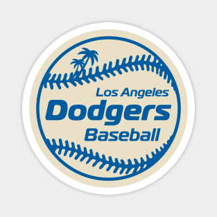 Dodgers 80s Retro Ball Magnet