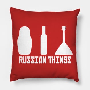 Russian things Pillow