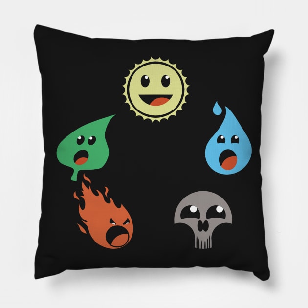 Magical Mana Wheel Pillow by KingVego