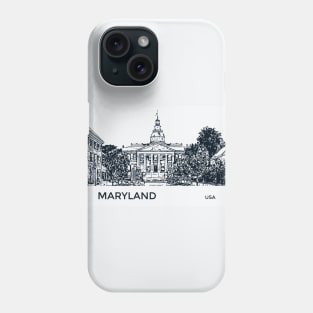 Maryland State USA Phone Case