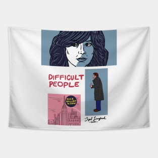 Difficult People as a Graphic Novel Fanart Tapestry