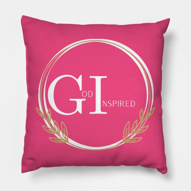 God Inspired Design Minimalist fashion and faith Christian Gift Christian Apparel Pillow by GodInspiredDesigns