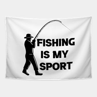 Fishing Is My Sport Tapestry