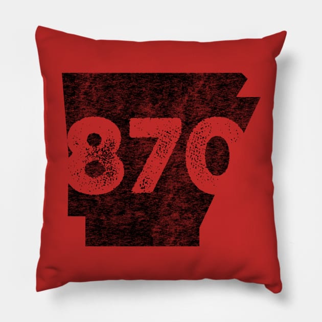 870 Arkansas Pillow by rt-shirts