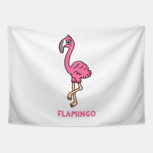 Kawaii flamingo Tapestry