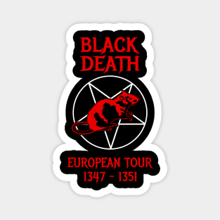 Black Death European Tour Magnet