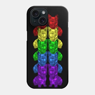 Rainbow gummy dogs Phone Case