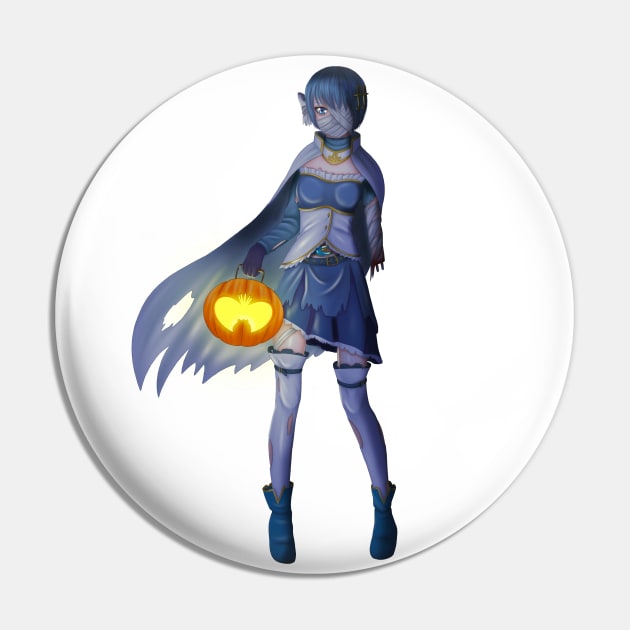 Mummy Sayaka Night Pin by Antonydraws