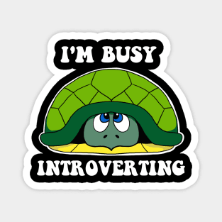 Introverting Turtle Magnet