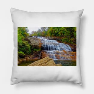 Waterfall on the Graveyard Fields Hike Pillow