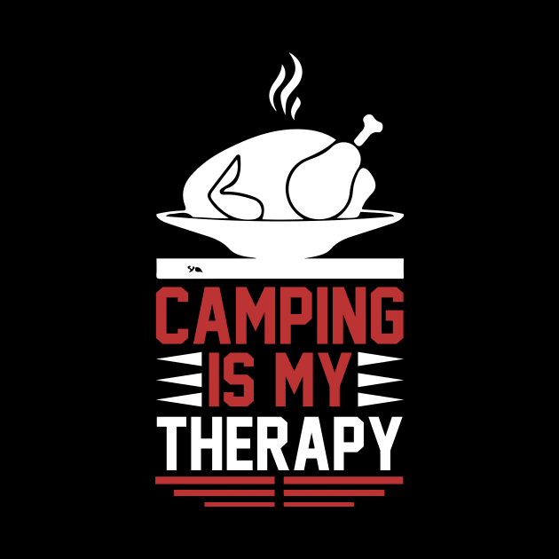 Camping Is My Therapy T Shirt For Women Men by Xamgi