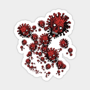 Zombie COVID Swarm Magnet