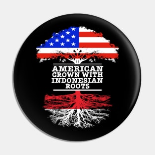 American Grown With Indonesian Roots - Gift for Indonesian With Roots From Indonesia Pin