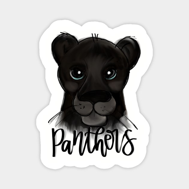 Panther Magnet by Averie Lane