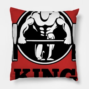 King Strength Logo Pillow