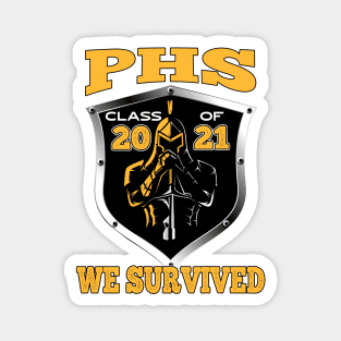 Parkville High School Knights Class of 2021 We Survived Design Magnet