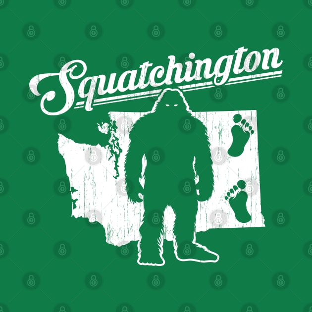 Squatchington (white print) by dustbrain
