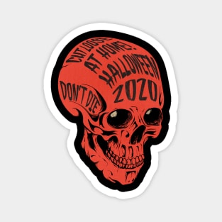 Halloween 2020 Skull Magnet