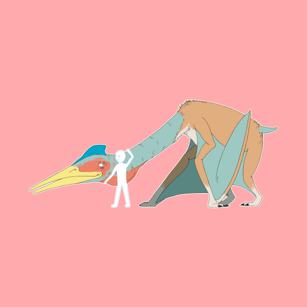 My Pal Quetzalcoatlus by Skarmaiden