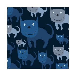 Cat pattern T-Shirt